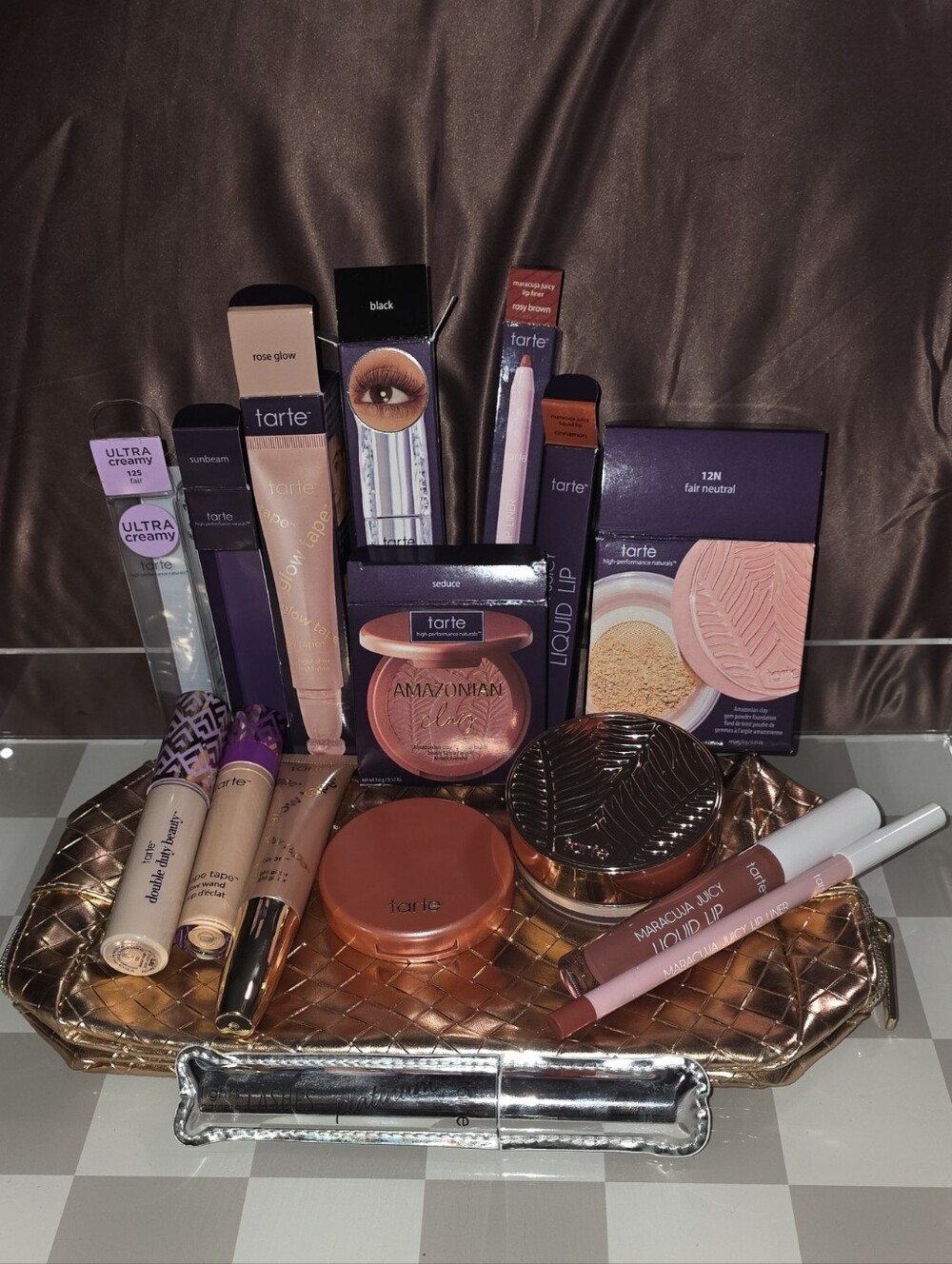 BUNDLE tarte Makeup Collection — Fair, Rosy Brown, Peachy Gold